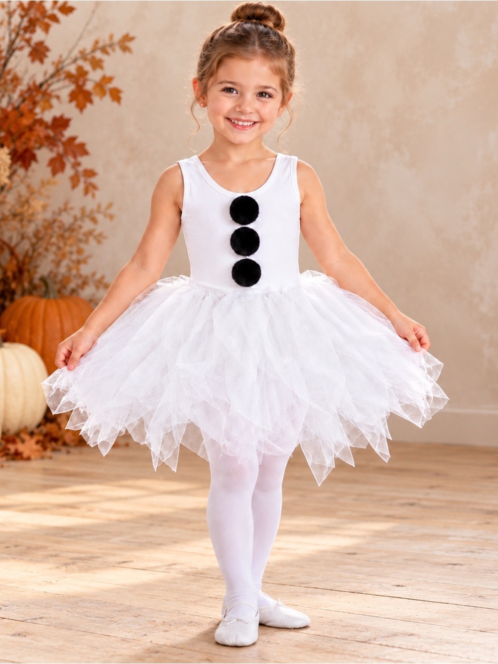 Stelle Organics Girls Olaf Inspired Snowman Tutu Halloween Costume Size 5Y